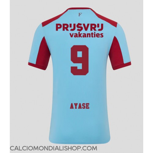 Maglie da calcio Feyenoord Ayase Ueda #9 Terza Maglia 2025-26 Manica Corta